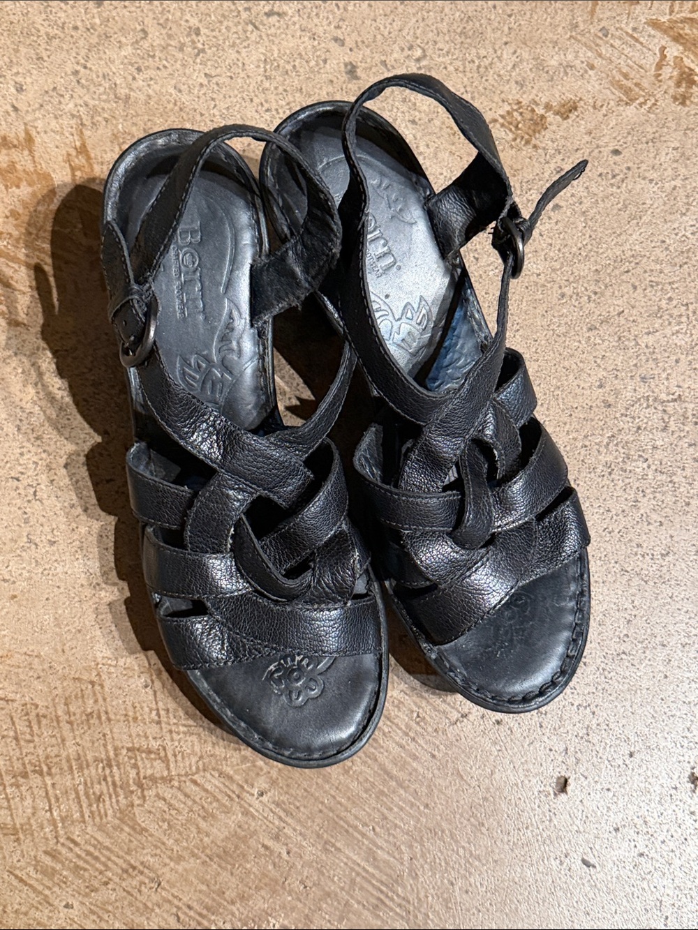 Born Black Leather Heels - Picture 7 of 7